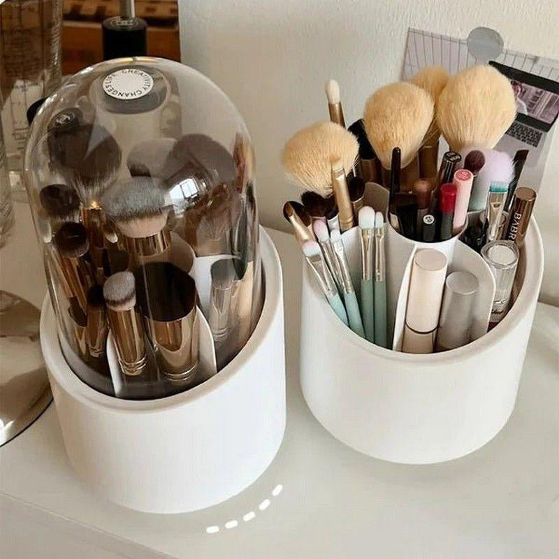 Makeup bursh holder 360 degree rotating
