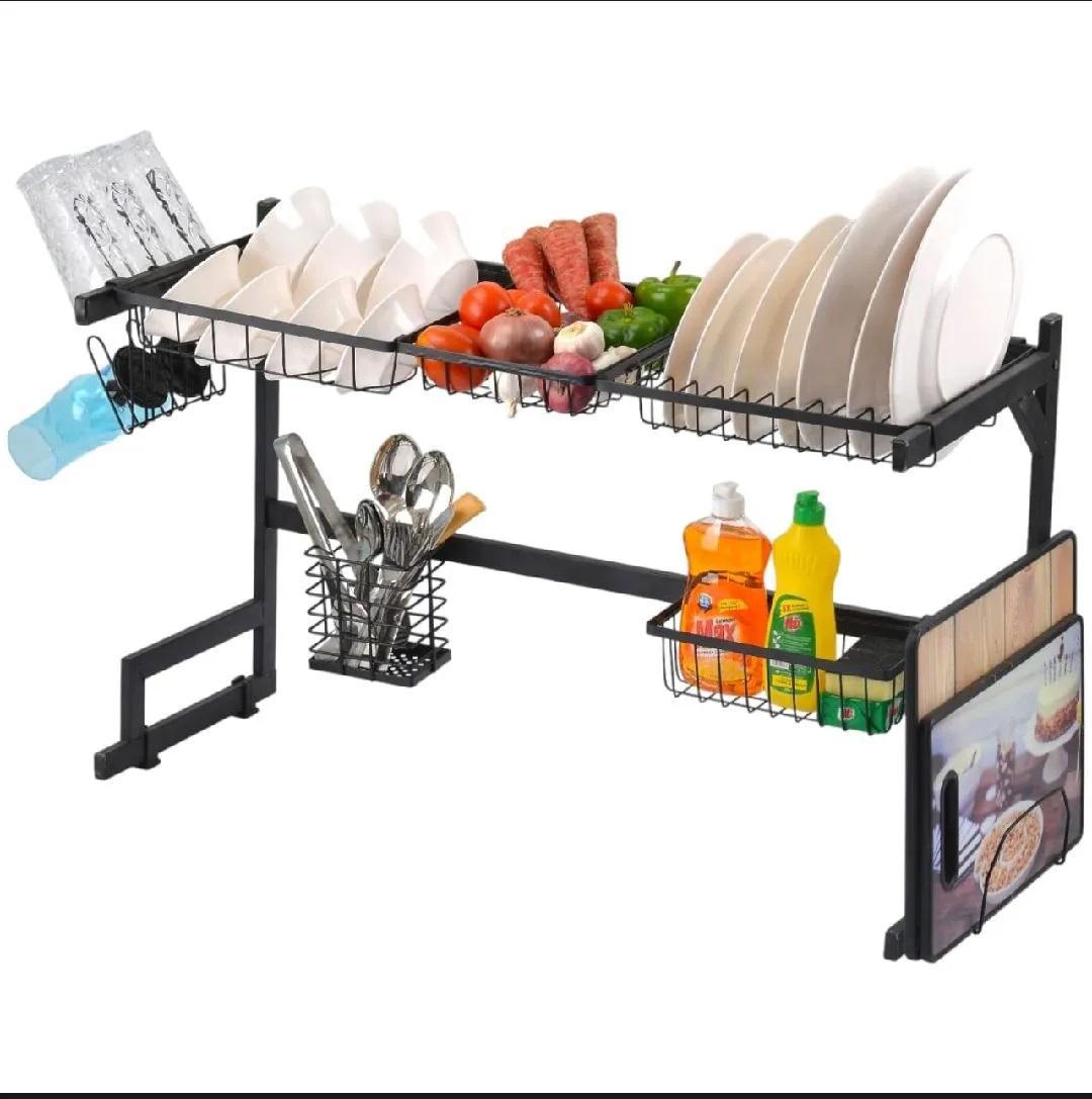 Durable Plates & Dish Holder - Perfecct For Organized Dining