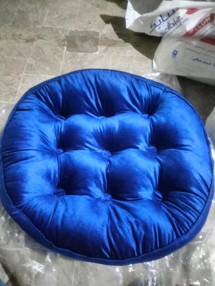 2 pcs Velvet floor cushion